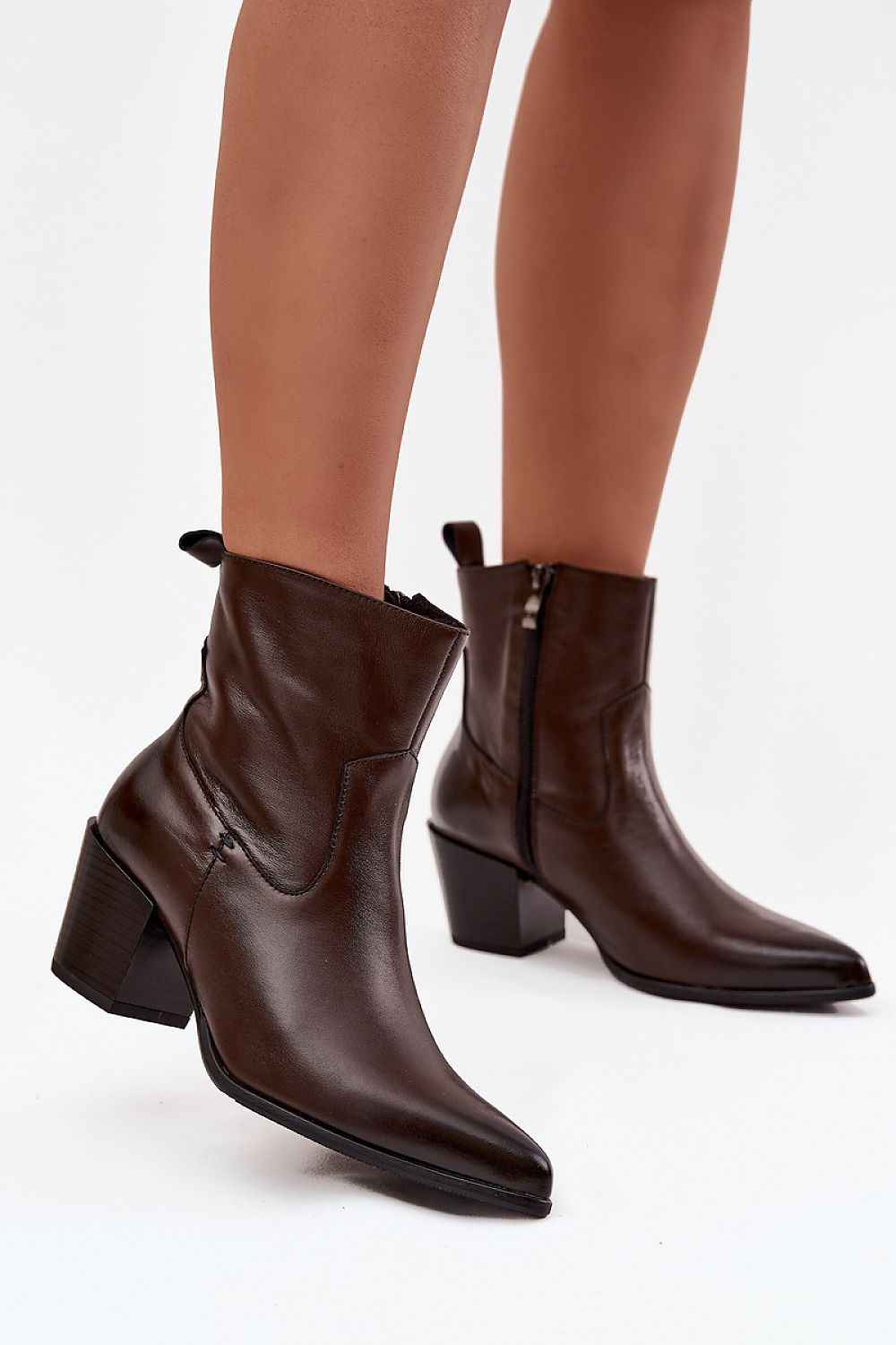 Heel boots model 219575